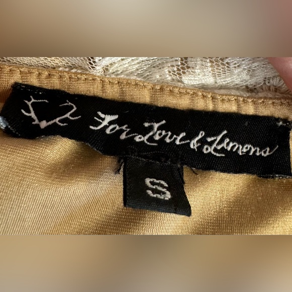 For Love & Lemons- Precoiso Feminine Garden Girl off shoulder mini dress.Size S - Picture 5 of 11